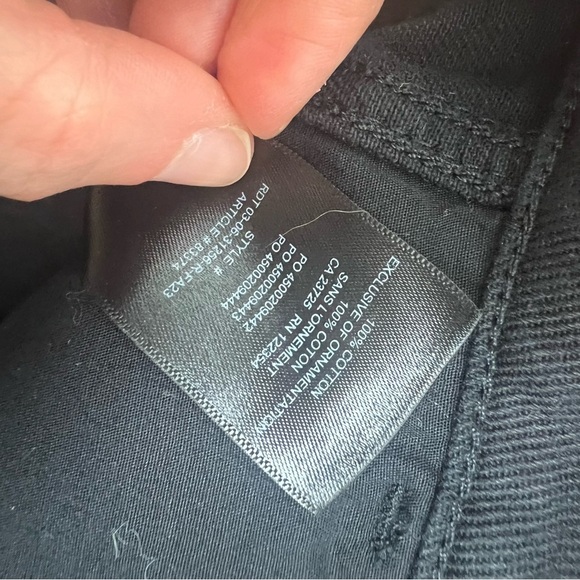 Aritzia TNA Cargo Supply Pants Black Size 10 B9 - Picture 9 of 9